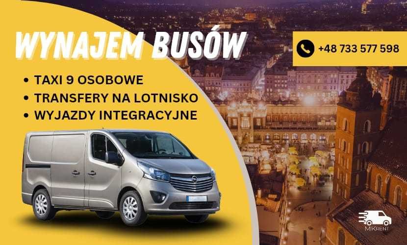 Wynajem Busów wypożyczalnia busów Kraków / taxi 9 osobowe przewoz osób