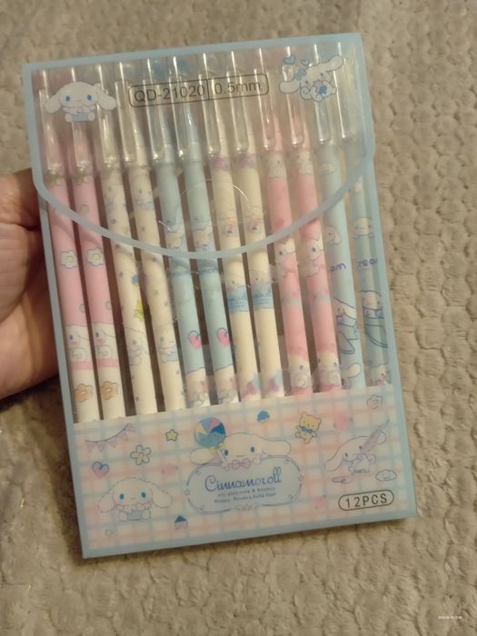Zestaw długopisów cinnamoroll 12 sztuk