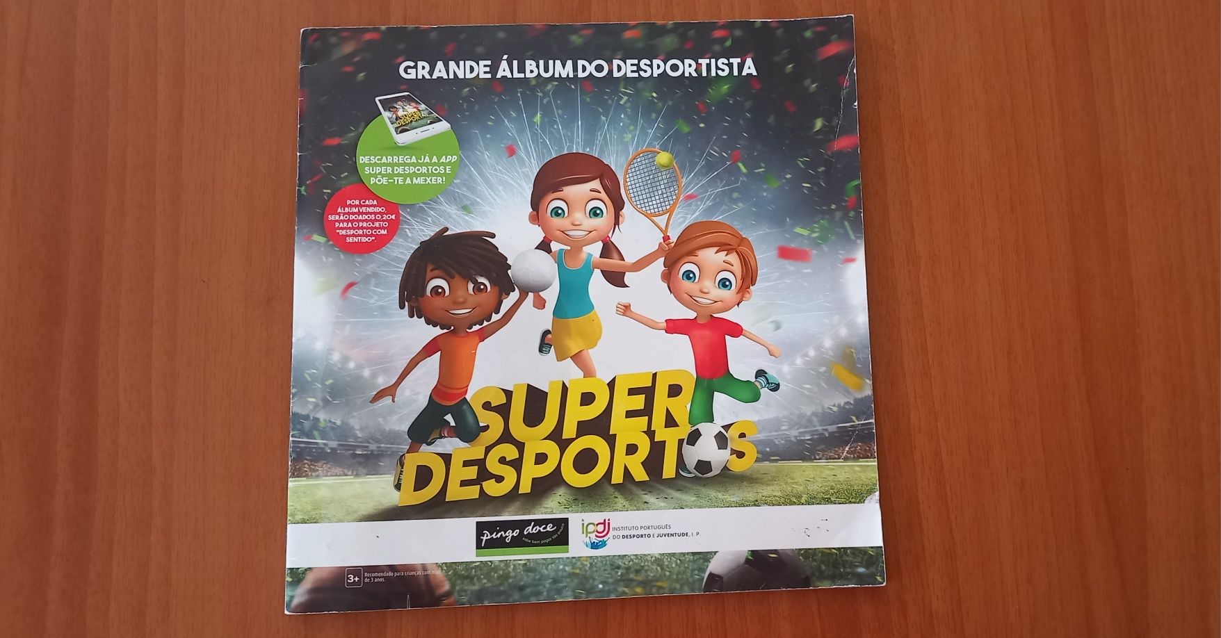 Caderneta COMPLETA Super Desportos Pingo Doce