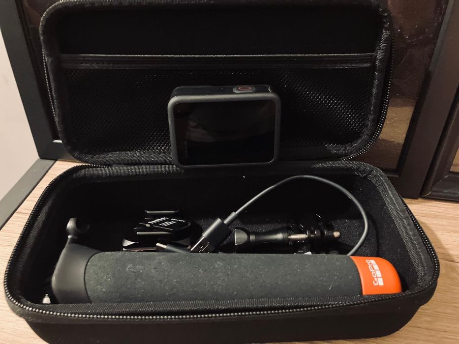 Kamera GoPro Hero Black 9, stan idealny, z zestawem