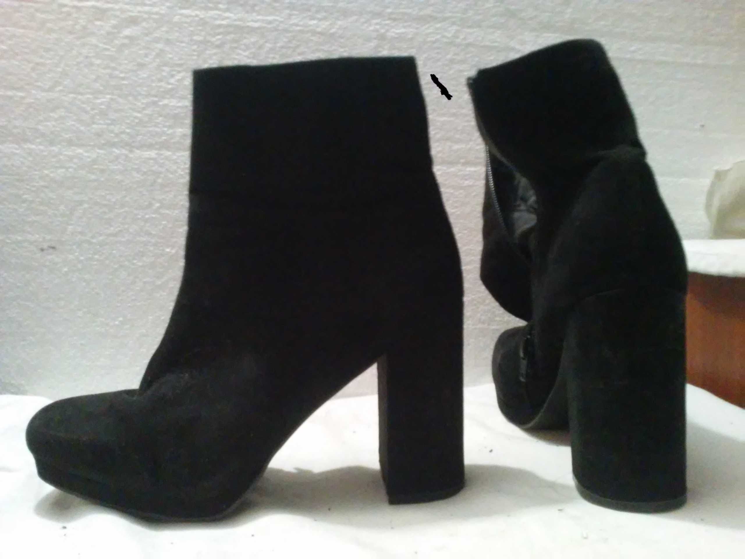 buty botki platforma / słupek  PRIMARK roz. 38