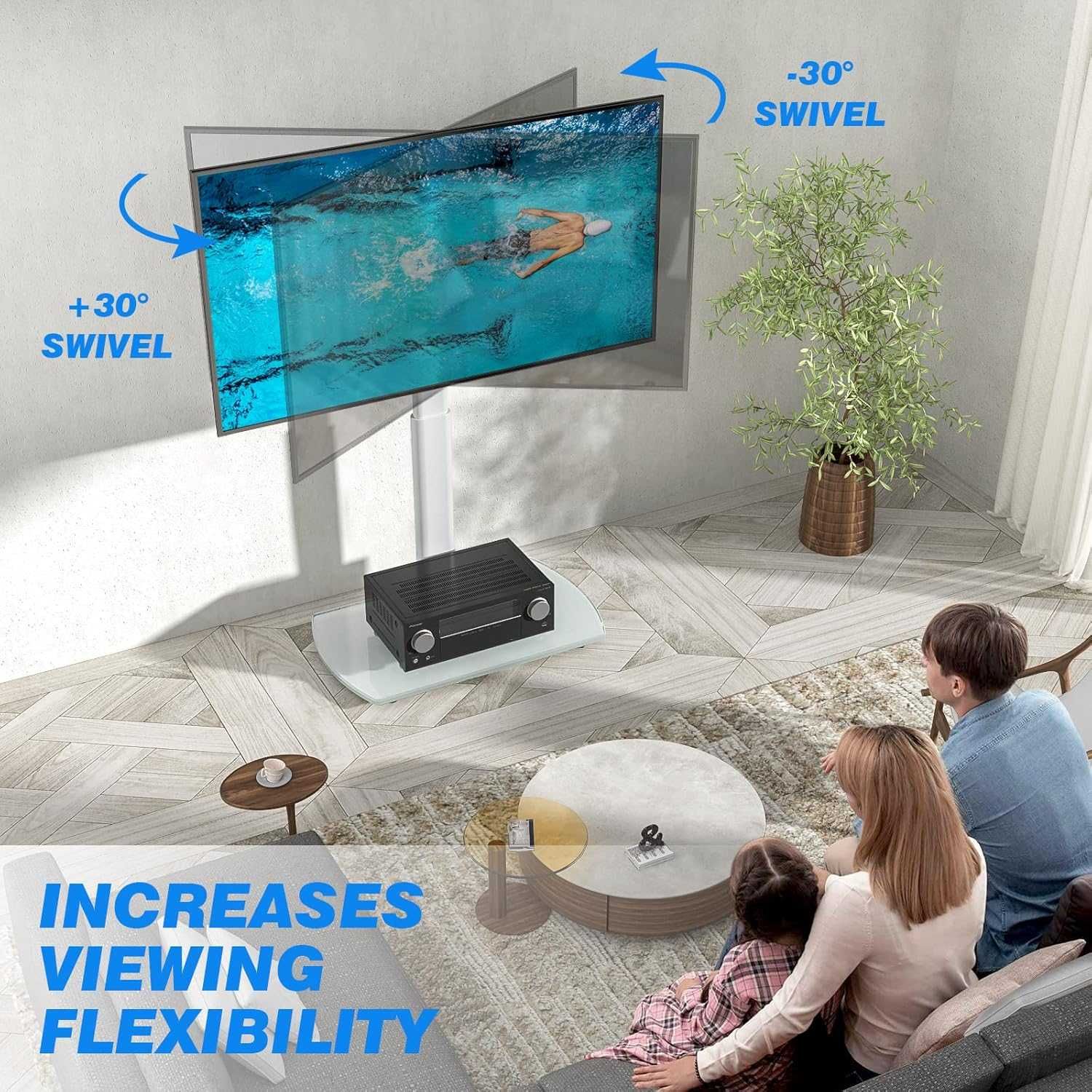 Stojak TV RFIVER TF3001 biały
