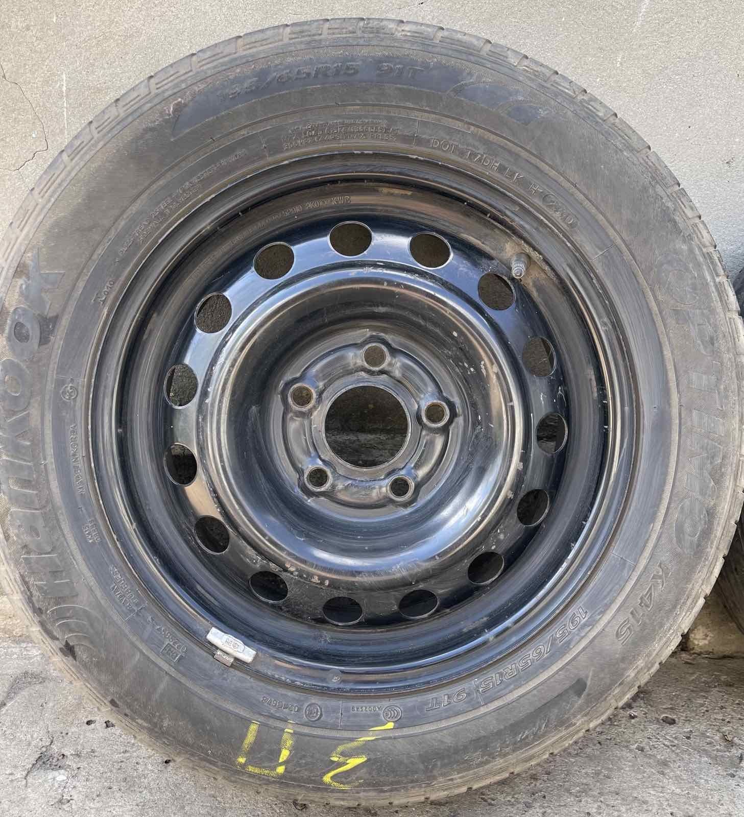 Шины летние с дисками Hankook 195/65/15