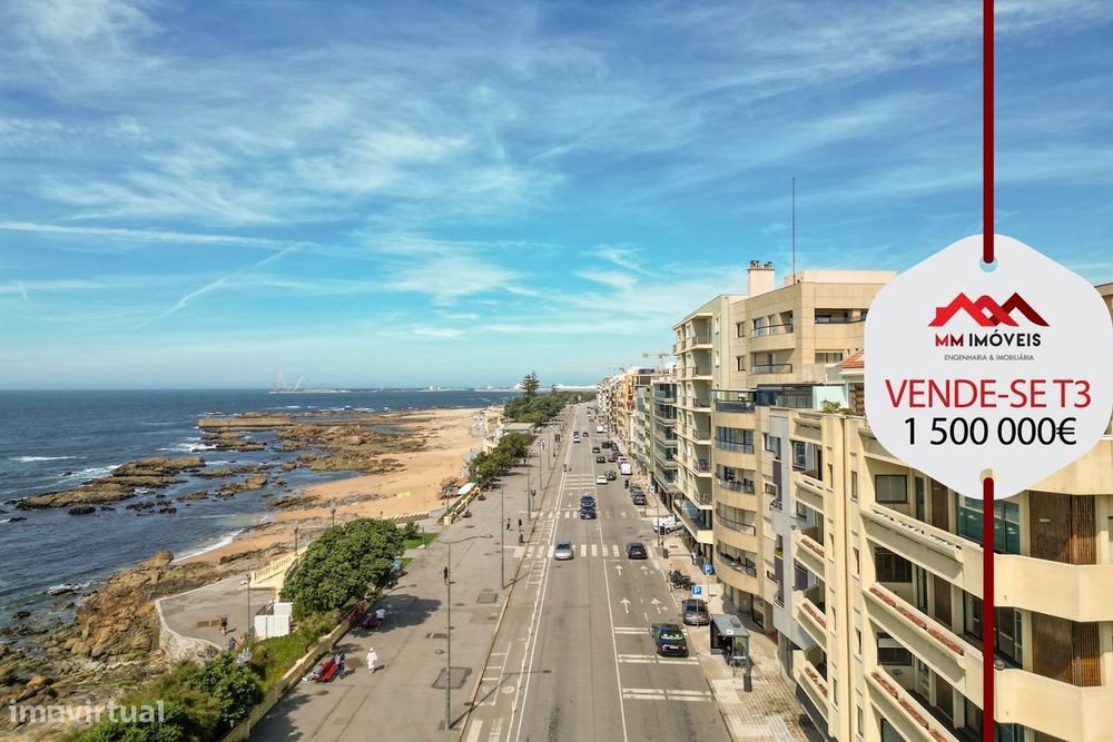 Penthouse T3 | Foz | Terraço | Vistas Mar | 3 Frentes | 3 Suites | Box