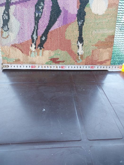 Картина вышыванка всадница