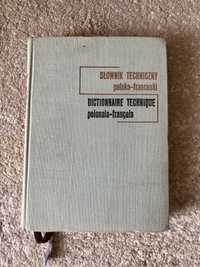Słownik techniczny polsko-francuski 1969