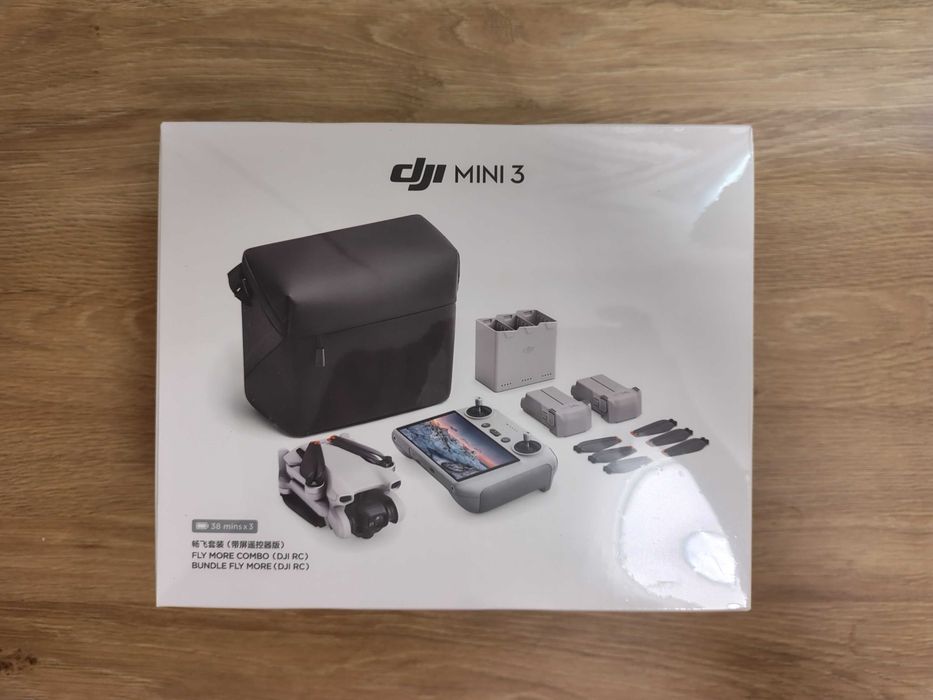 Dron DJI Mini 3 Fly More Combo (DJI RC)/Nowy