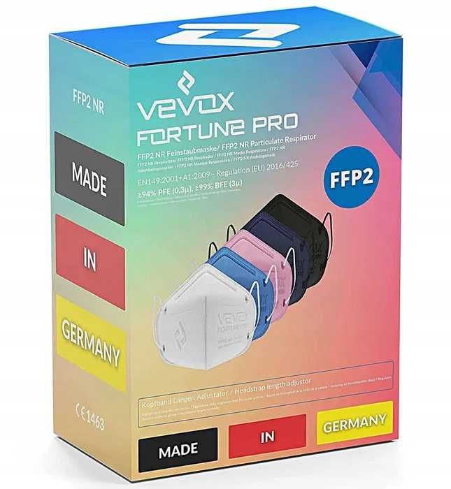 Maseczki Ochronne 50szt. Vevox Fortune Pro FFP2 EN
