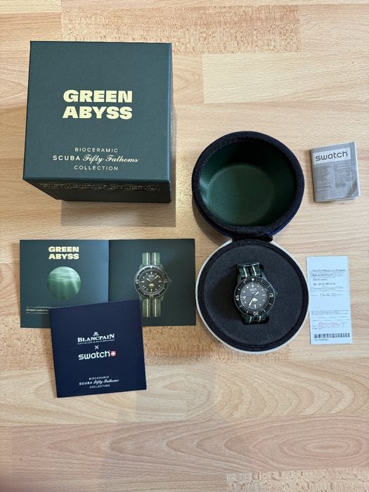 Swatch x Blancpain Green Abyss