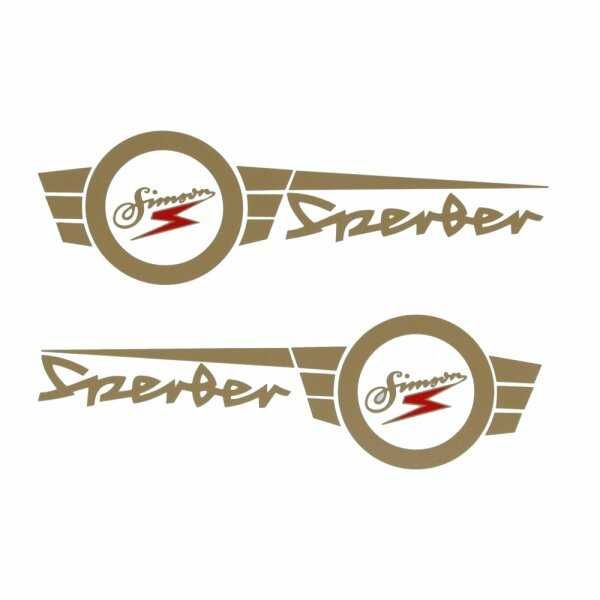 Simson Sperber kalkomania wodna Złoty