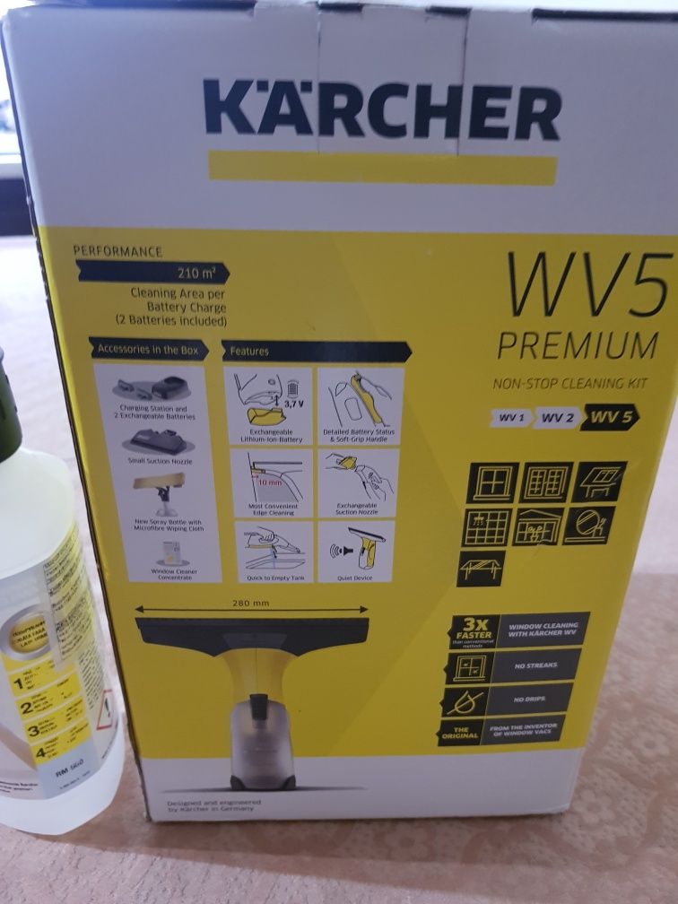 Мойка для окон Karcher wv5 premium non stop cleaning