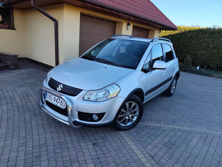 Suzuki SX4 1.6 Benzyna, 4x4,Hak,Klima,Podgrzewane fotele,Nowe sprzęgło,Keyless Go