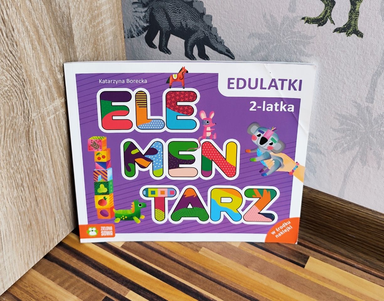 Edulatki. Elementarz 2-latka zeszyt ćwiczeń książeczka edukacyjna