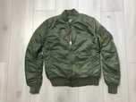 ALPHA INDUSTRIES r.M oryginalna kurtka bomberka damska zielona