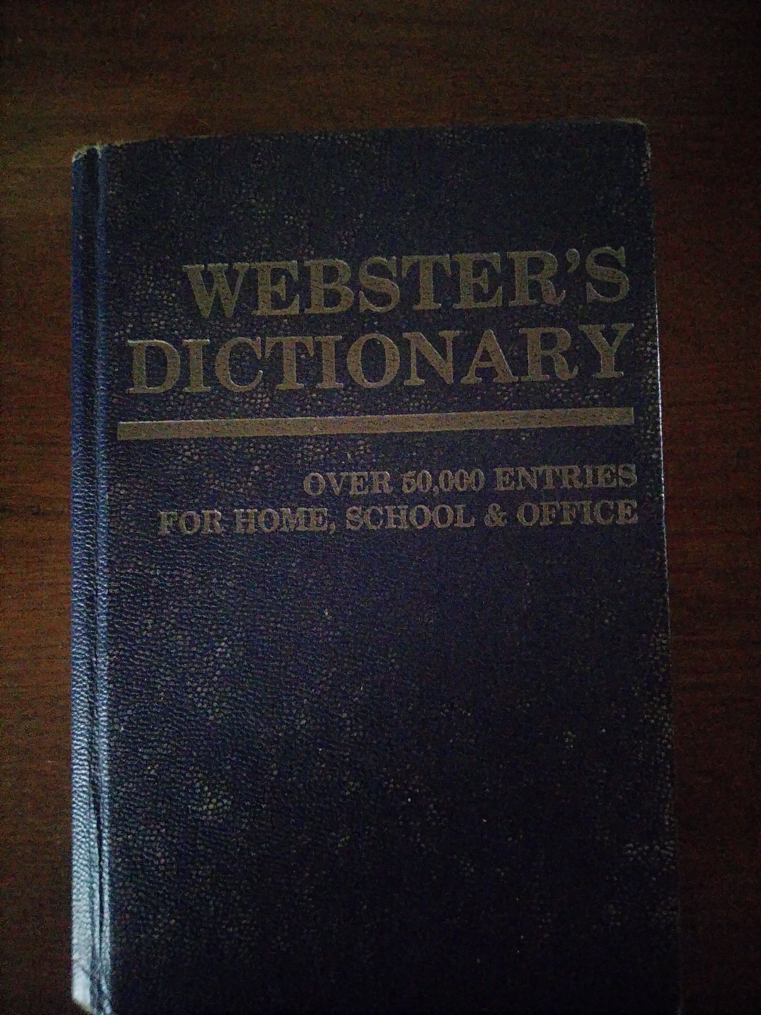 Англійський словарь Websters dictionary 1977 year edition