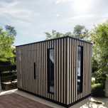 Nowoczesny Domek Narzędziowy z drewutnią Modern Box Plus