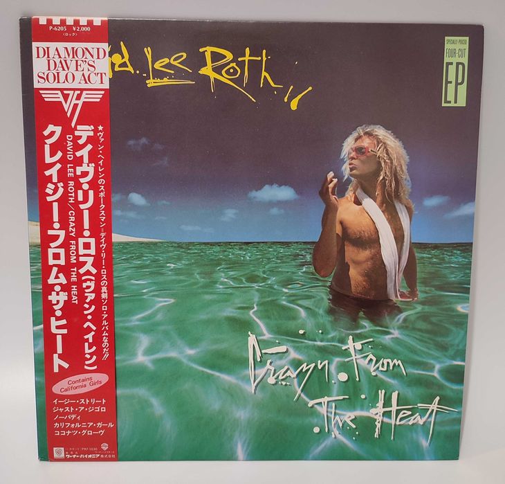 DAVID LEE ROTH - Crazy From The Heat - LP OBI JAPAN Wydanie japońskie