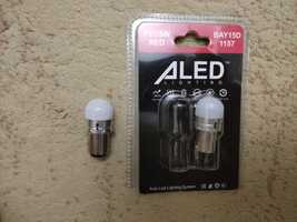 Двухконтактные лампы стоп габарит ALED P21/5W 1157 пара новые