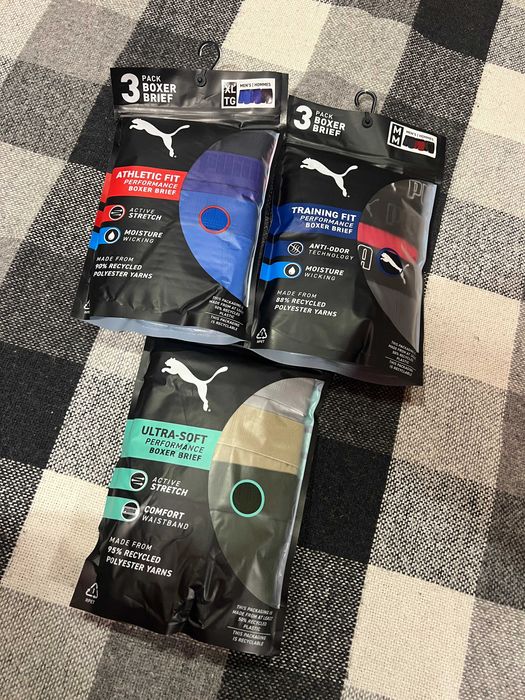 Чоловічі труси puma men's sportstyle boxer  [3 pack] нові оригінал сша