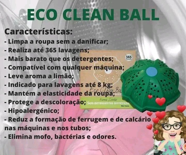 Eco clean Ball Healthy planet produtos naturais