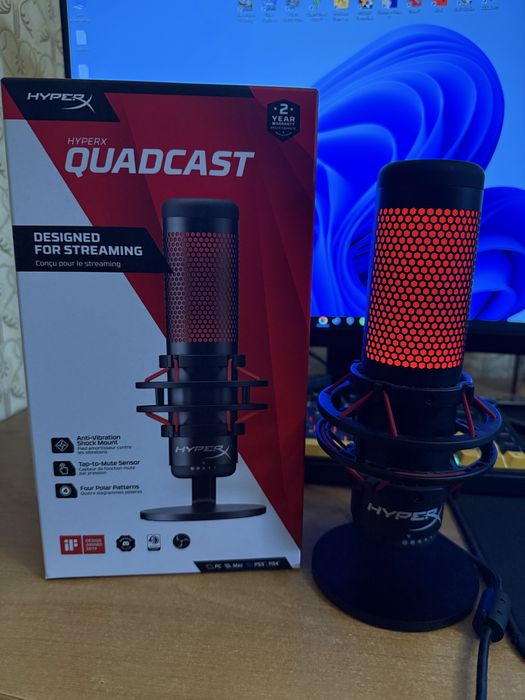 Микрофон HyperX QuadCast