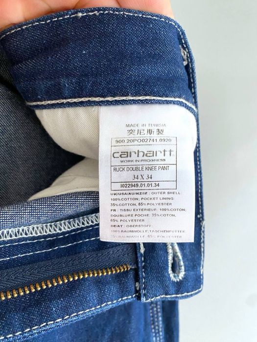 Carhartt Wip Ruck Double Knee чоловічі джинси штани карго р. W34 / L34