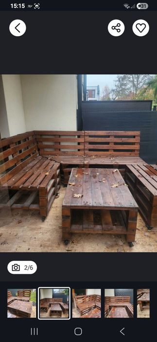 Meble ogrodowe   robione  na zamówienie