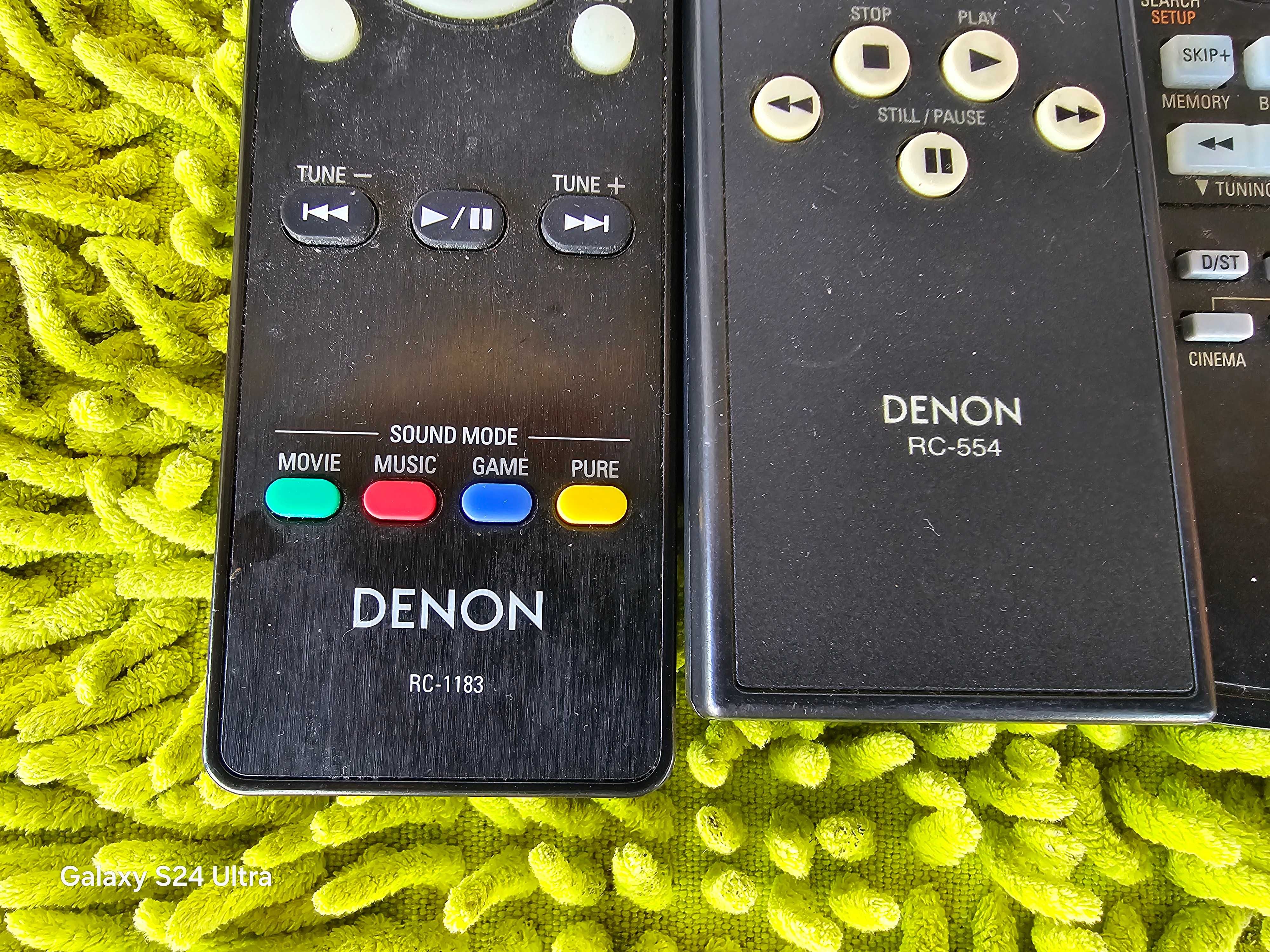 zestaw pilotów denon ampli dvd