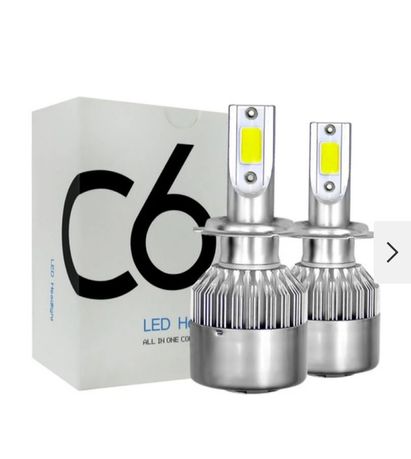 Led ламп C6 7600 LM 6000K H7 с