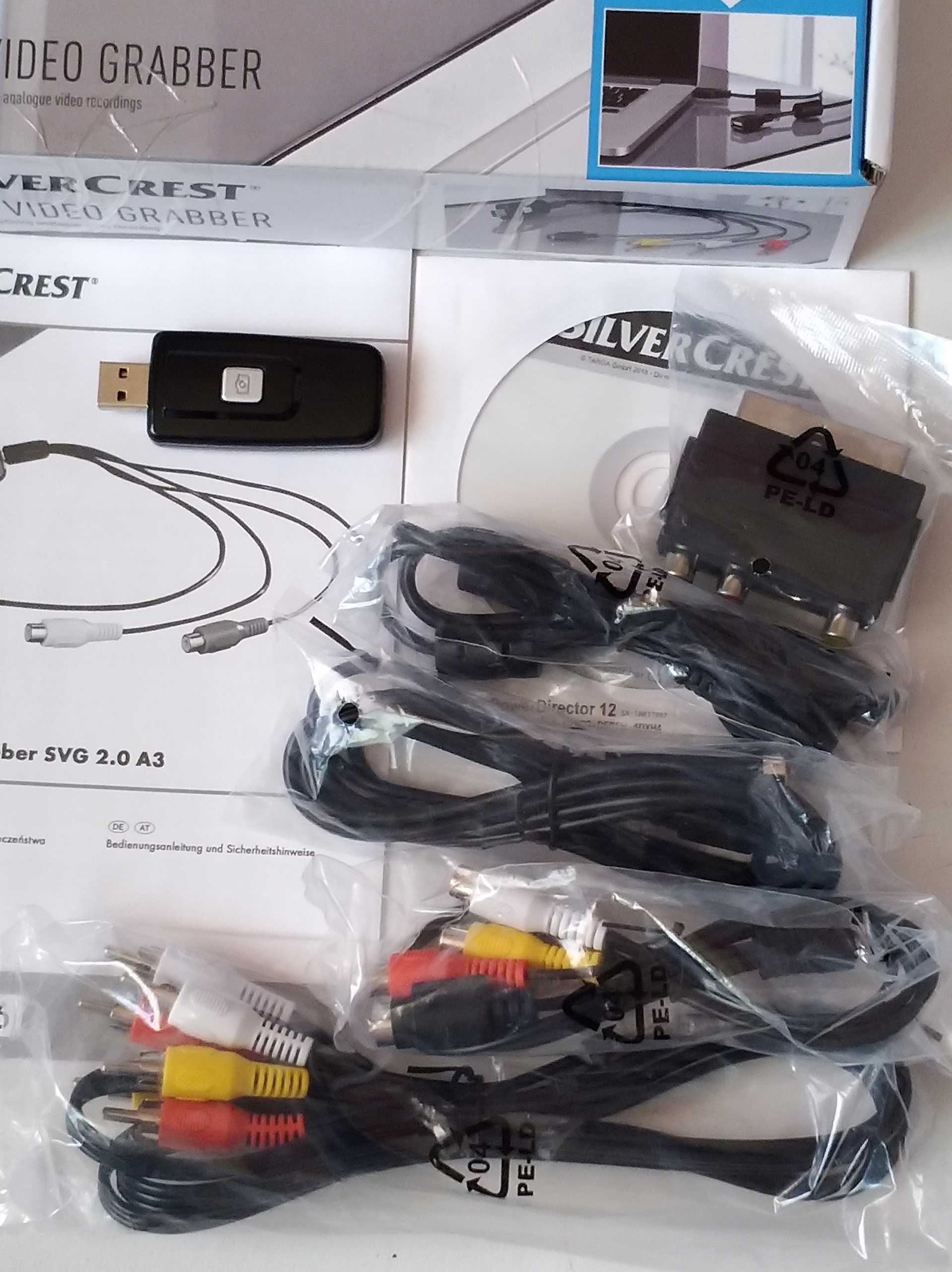 Konwerter sygnału VIDEO GRABBER SVG USB 2.0 A3 adapter przejściówka