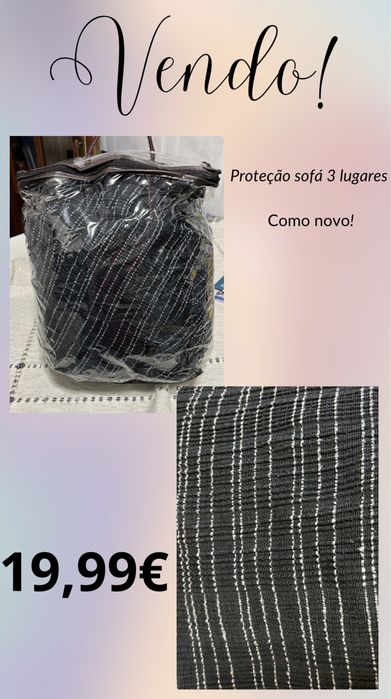 Proteção Sofá 3 Lugares