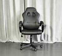 Чорне шкіряне/офісне/комп'ютерне/ігрове/робоче крісло/меблі для офісу