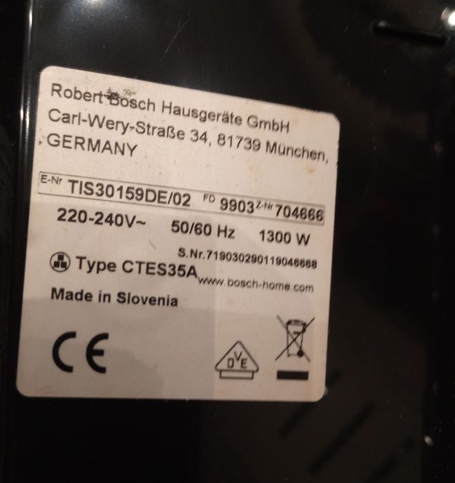 Automatyczny ekspres ciśnieniowy Bosch Vero Cup 300 Ekspres do kawy