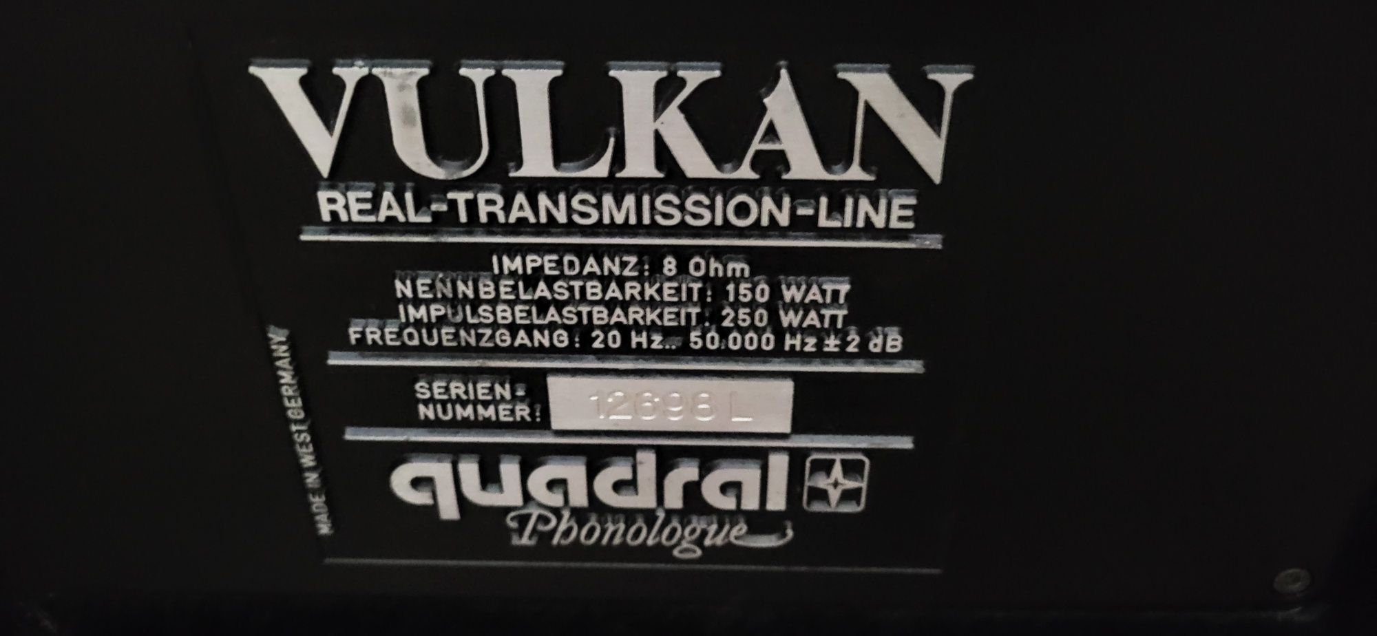 Quadral  Vulkan  kolumny głośnikowe