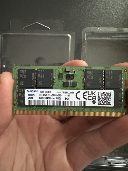 Оперативна памʼять Samsung SODIMM DDR5 32gb 5600 M425R4GA3EBO - CWMOL