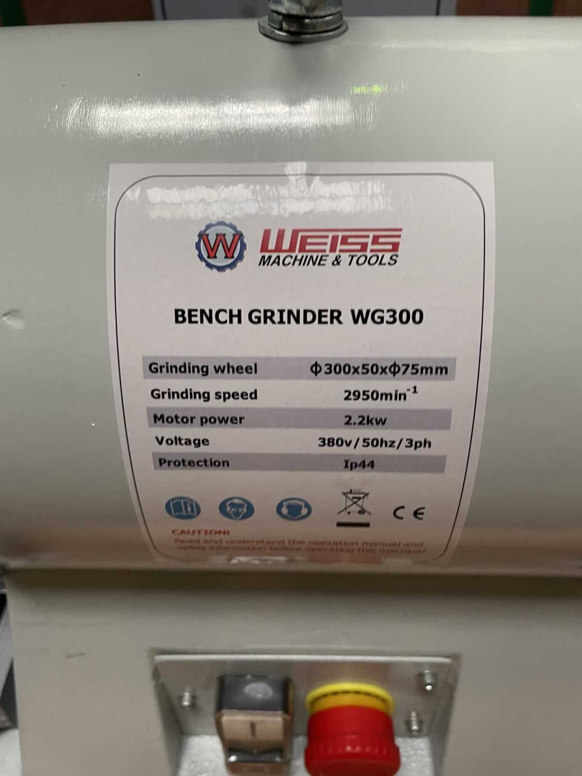 Станок точильно-шлифовальный Weiss WG300 (Круг 300мм)
