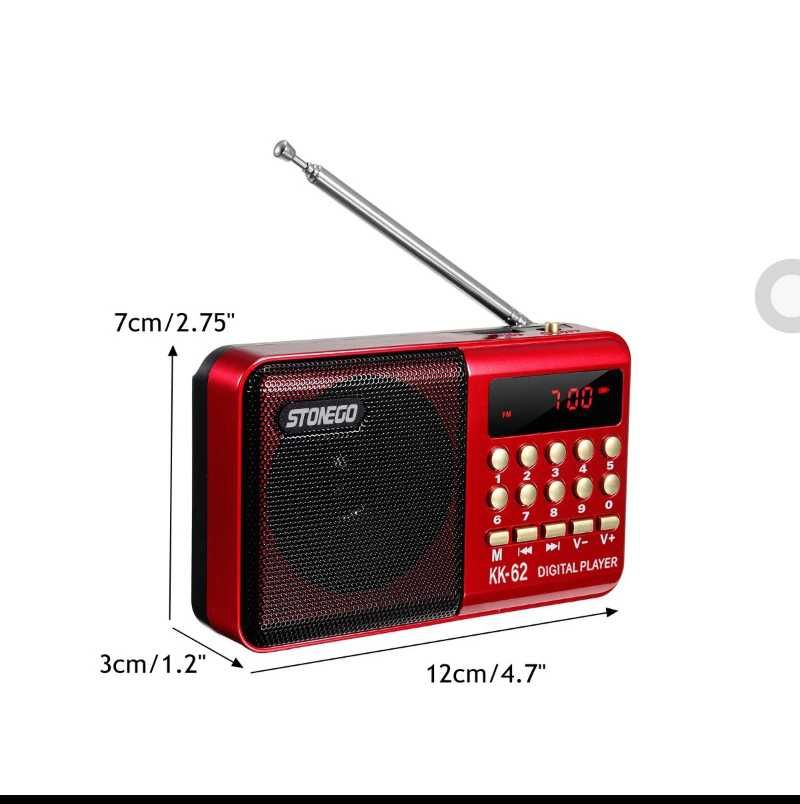 Радіоприймач STONEGO FM радіо плеєр USB TF