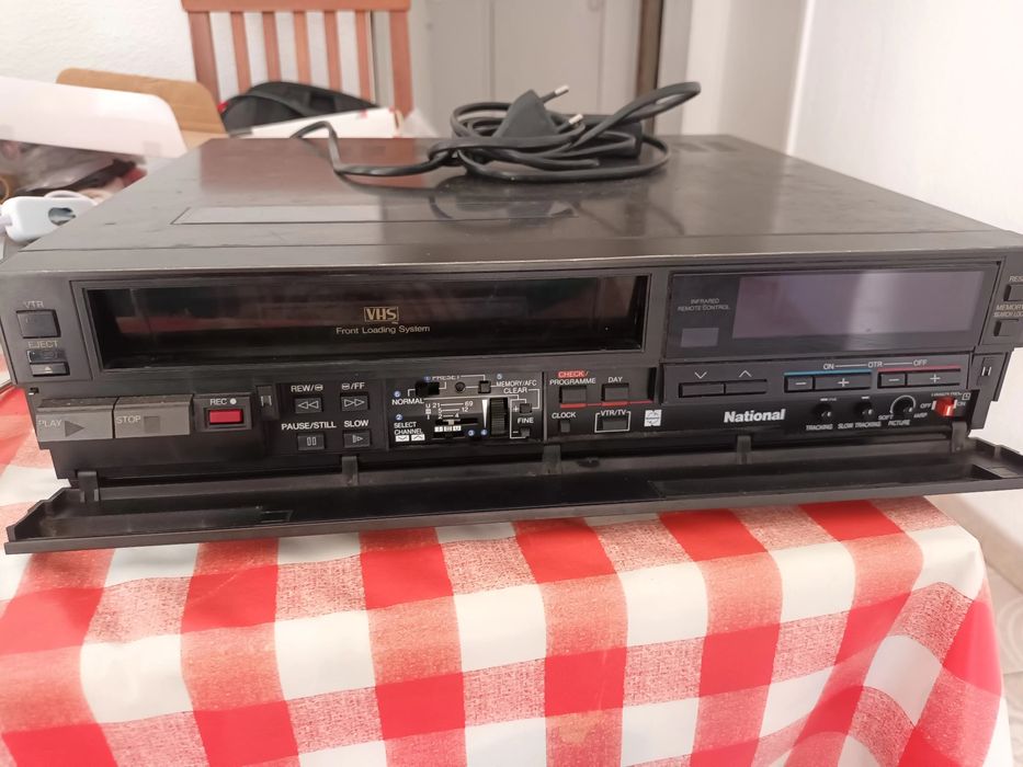 Gravador/ leitor VHS vintage National