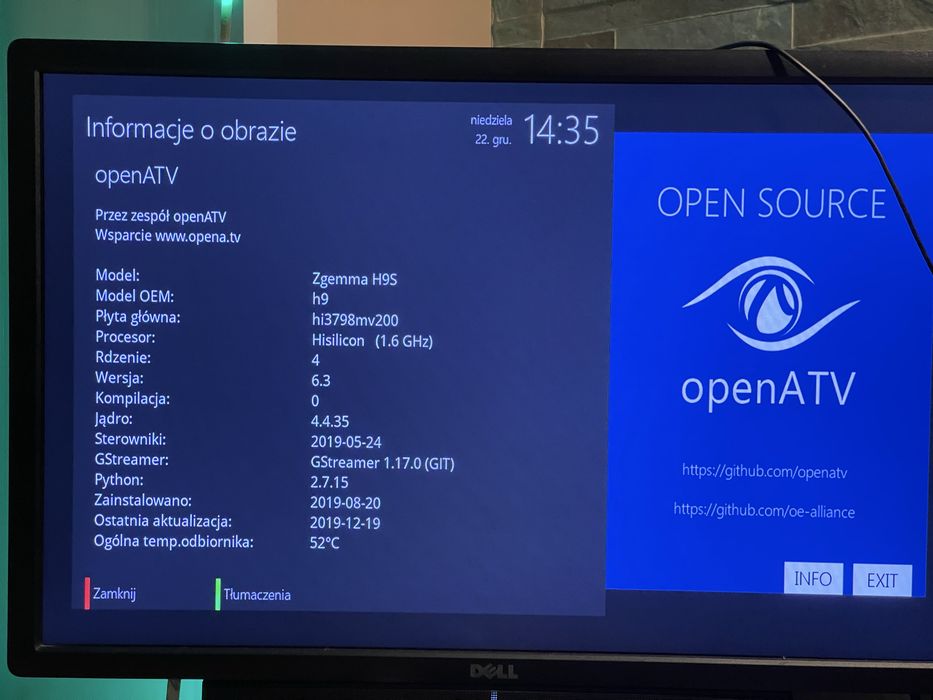 Zgemma H9S 4K-UHD komplet, stan bardzo dobry