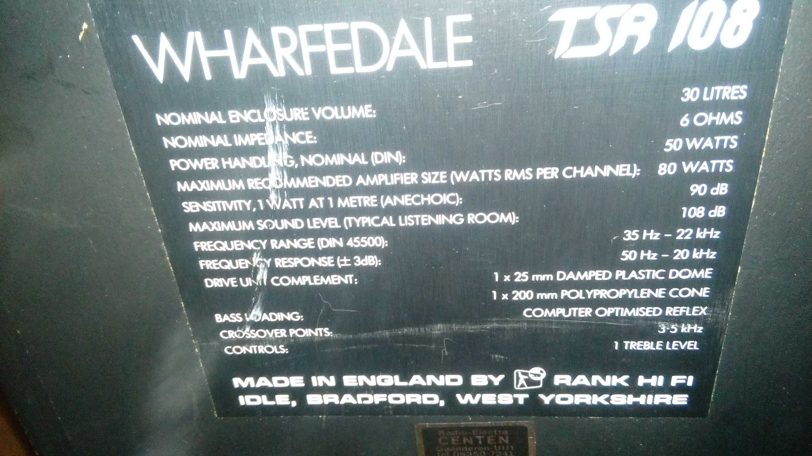 Wharfedale Tsr 108