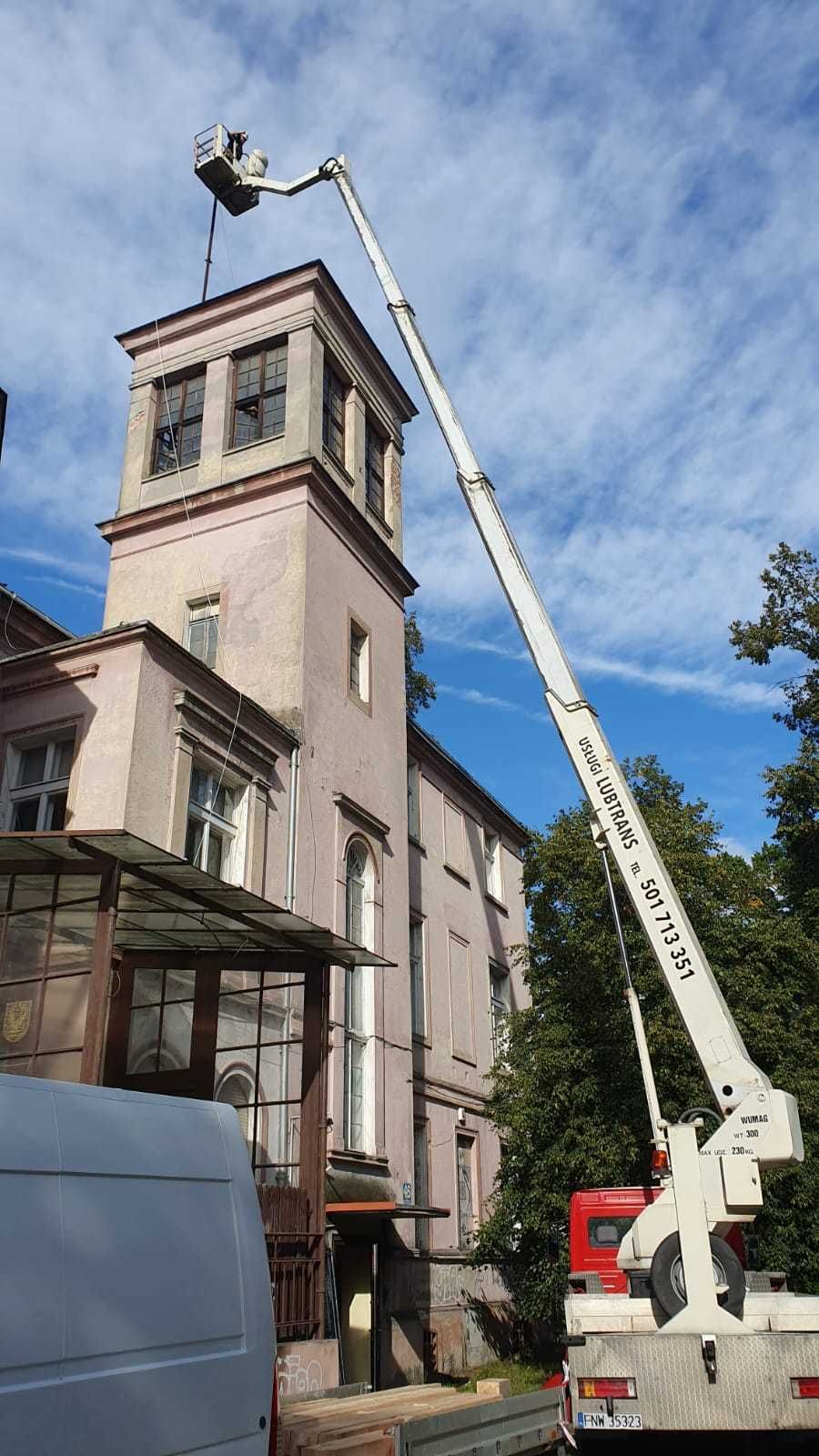 Podnośnik koszowy 20 i 30 metrów, zwyżka