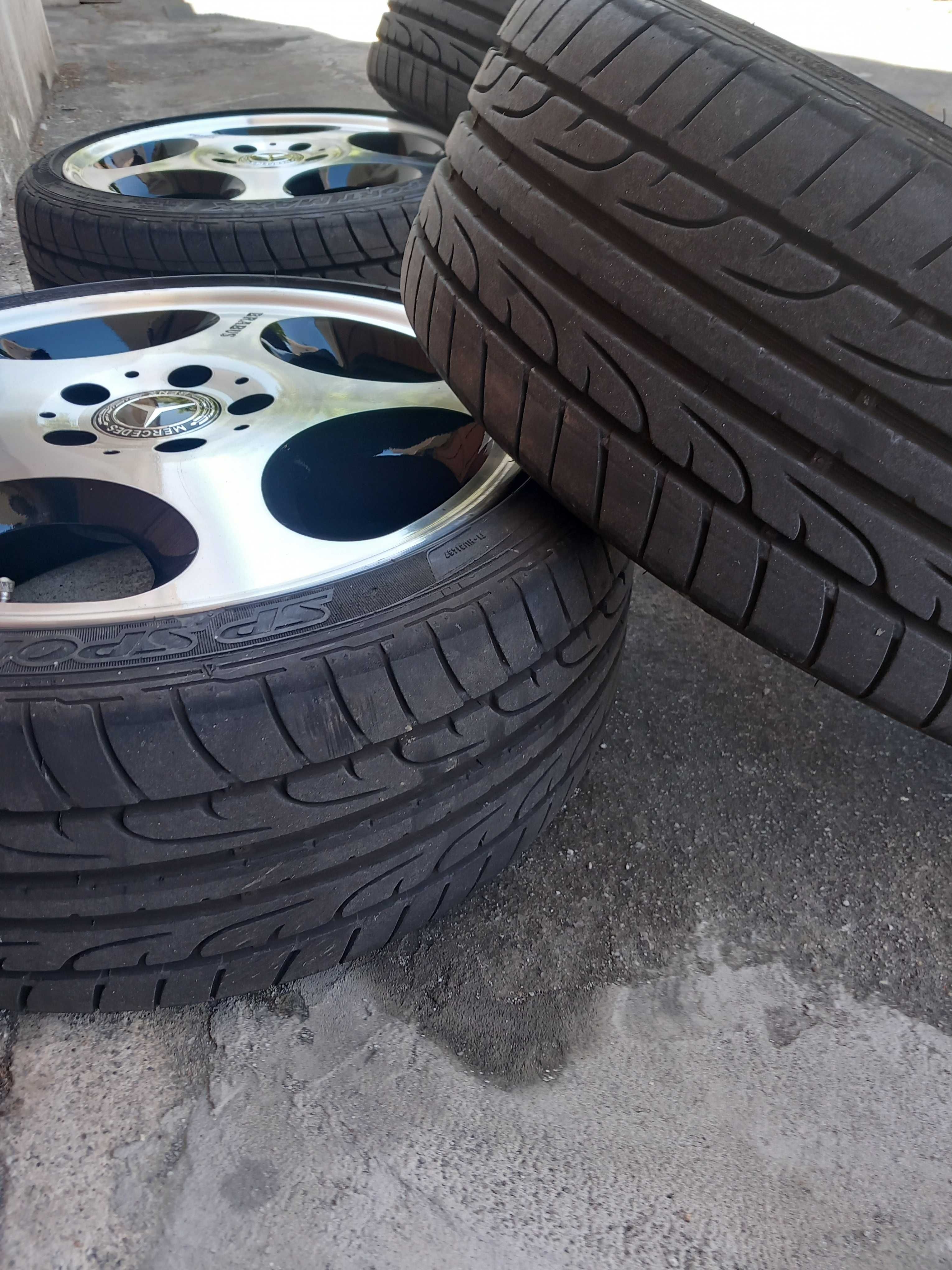 Jantes brabus mercedes 17 com pneus como novos