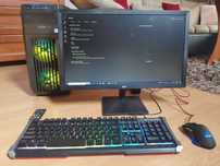 Komputer gamingowy + monitor 22" + klawiatura + myszka