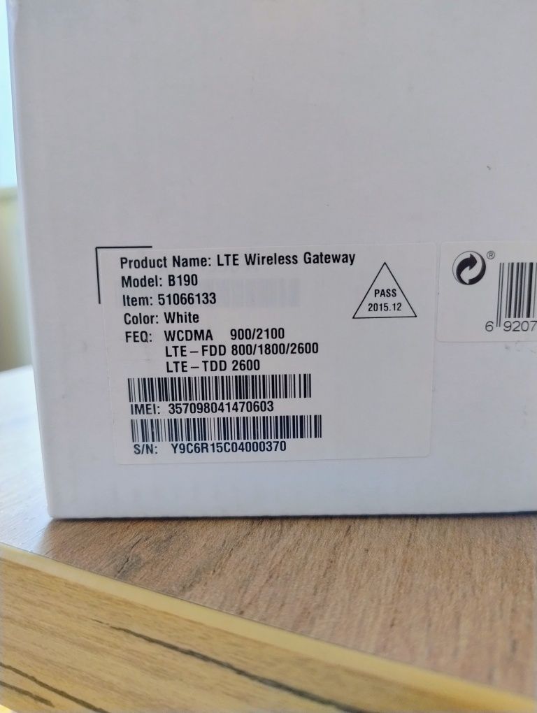 Router Huawei  WIFI B190 3WebCube 3 4G LTE SIMmodem