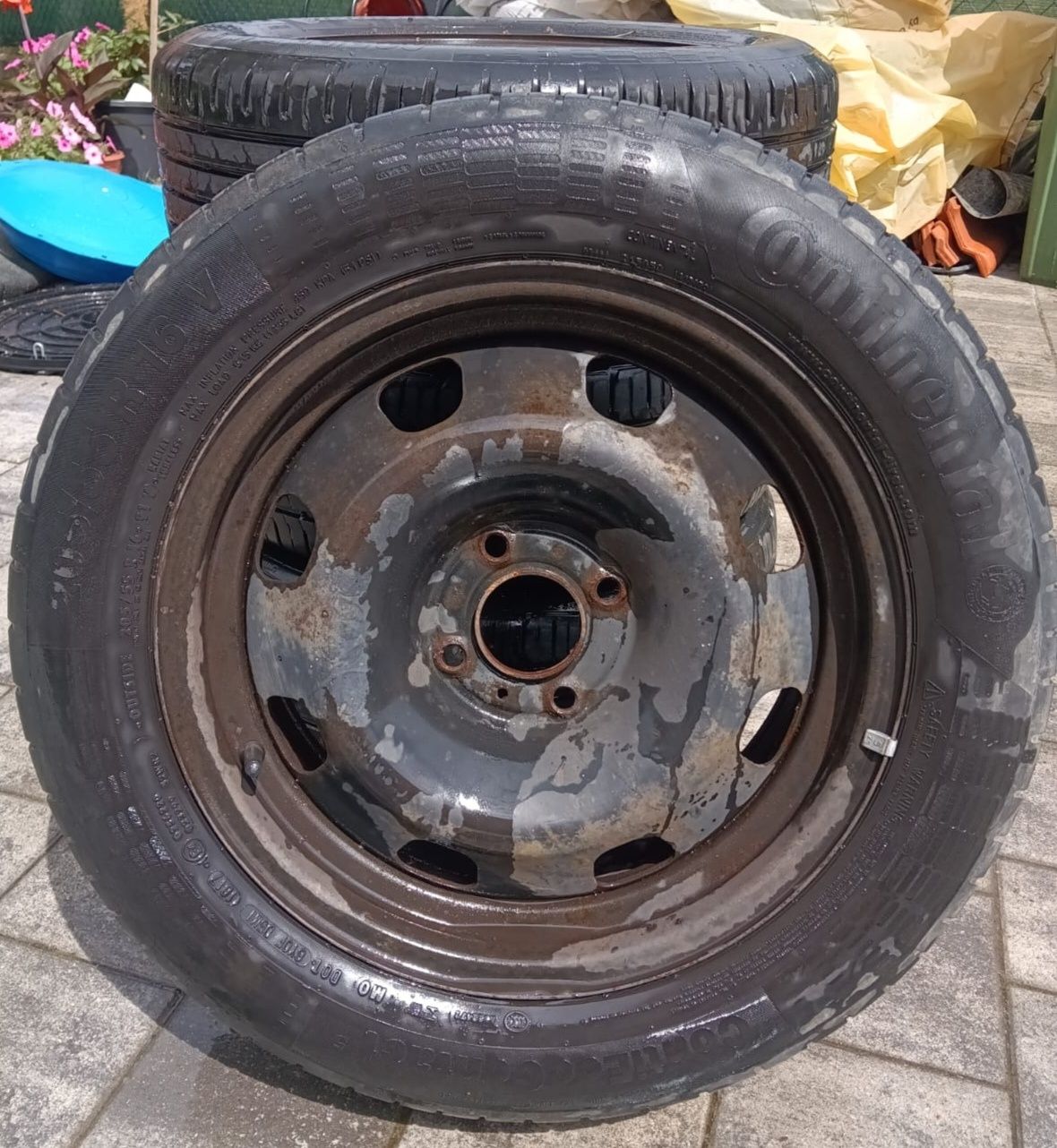 Felgi Stalowe 4x108 + Opony Continental PremiumContact 205/55 R16H