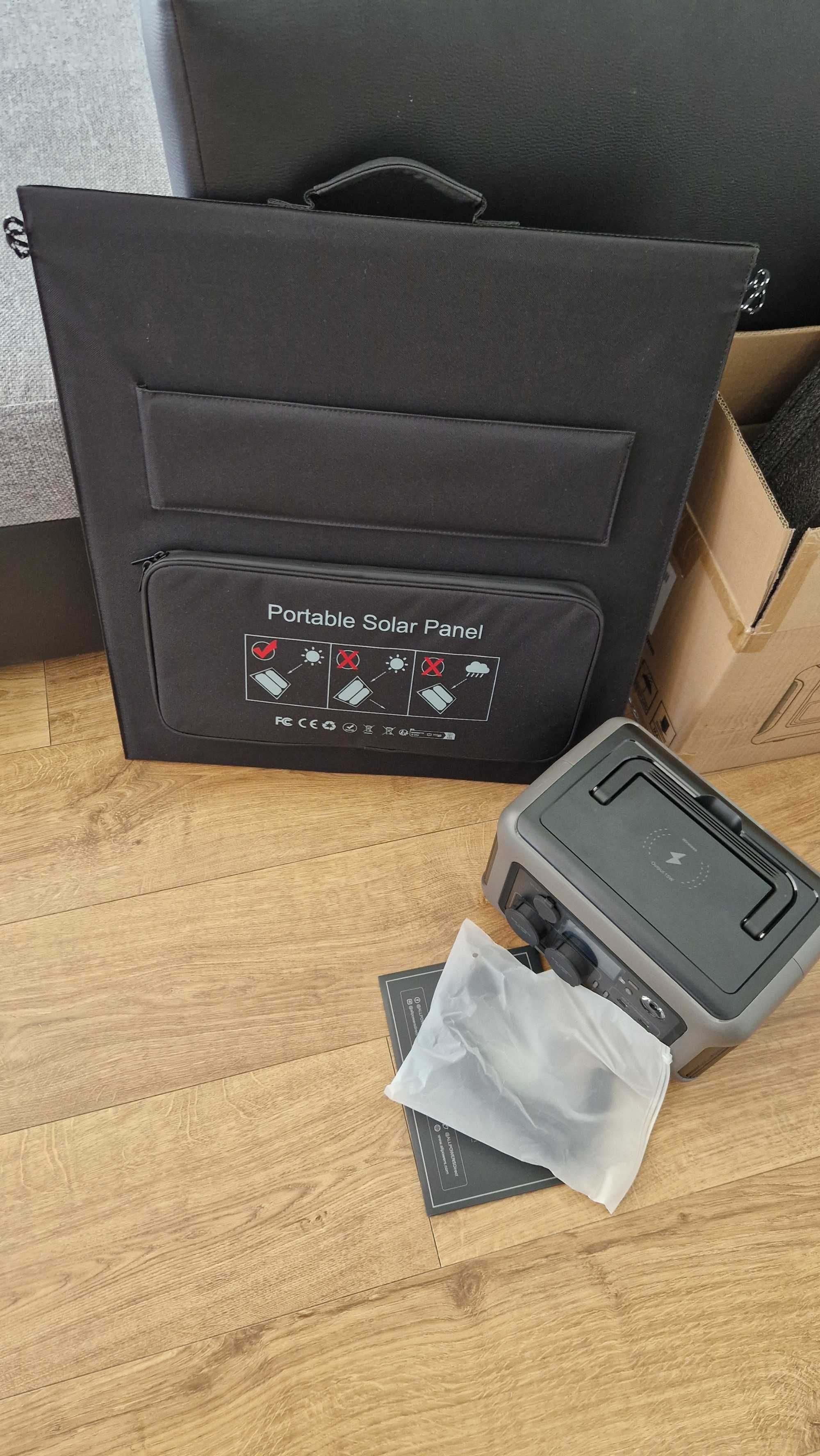ZESTAW Powerbank ALLPOWERS R600 + Panel Słoneczny 100W