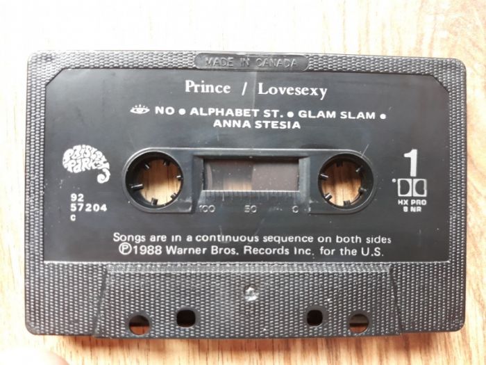 Kaseta Prince Lovesexy 1988r.