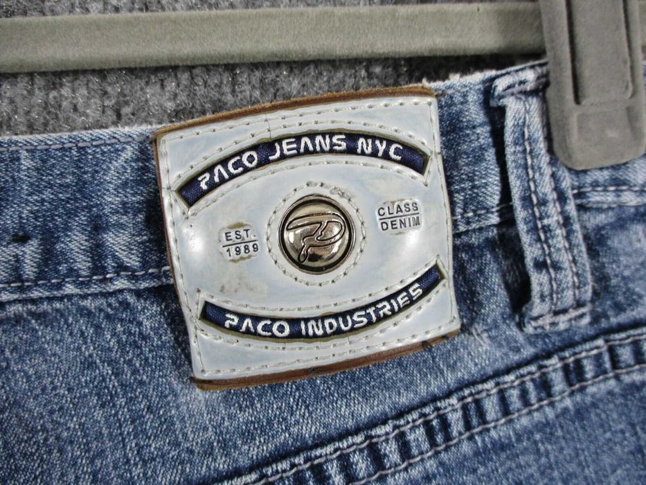 Spodnie Paco Jak Southpole Baggy Y2K Streetwear Skate Jeansy 38x30