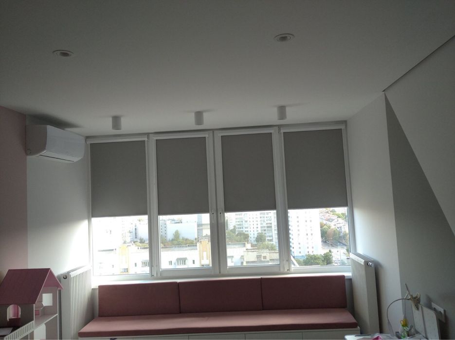 Жалюзі вертикальні/горизонтальні, День-Ніч, тканинні ролети,Пліссе