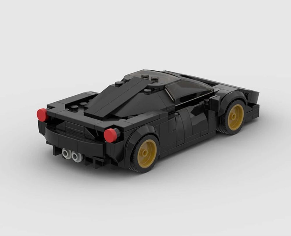 Auto autko samochód model z klocków na wzór LEGO Ferrari 458